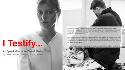 Żona Wołodymyra Zełenskiego opublikowała poruszający list do mediów z całego świata