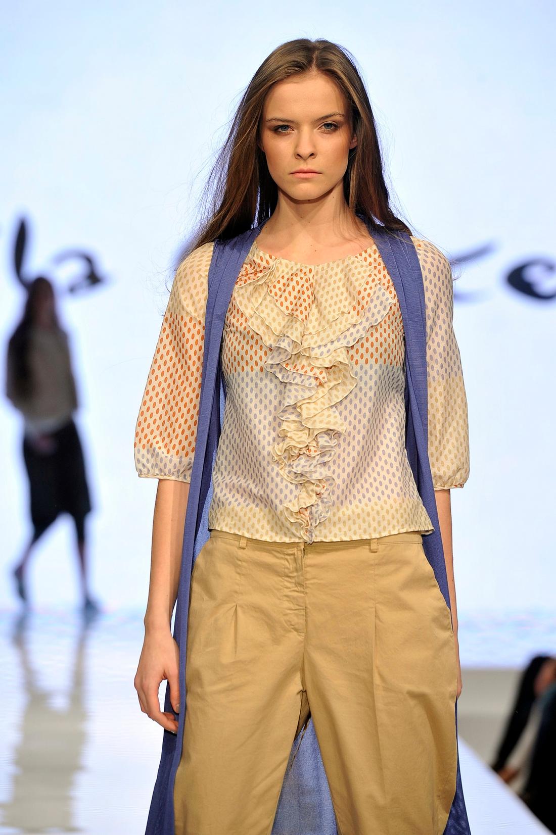 Zuzanna Kołodziejczyk na pokazie modowym. 