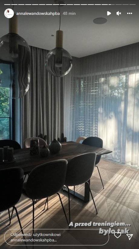 Tak wygląda apartament Lewandowskich, fot. Instagram