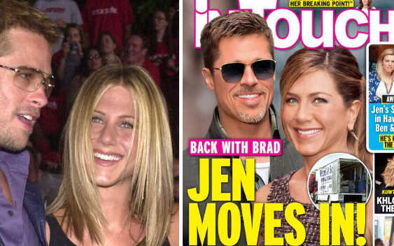Co za wieści! Jennifer Aniston wprowadza się do Brada Pitta