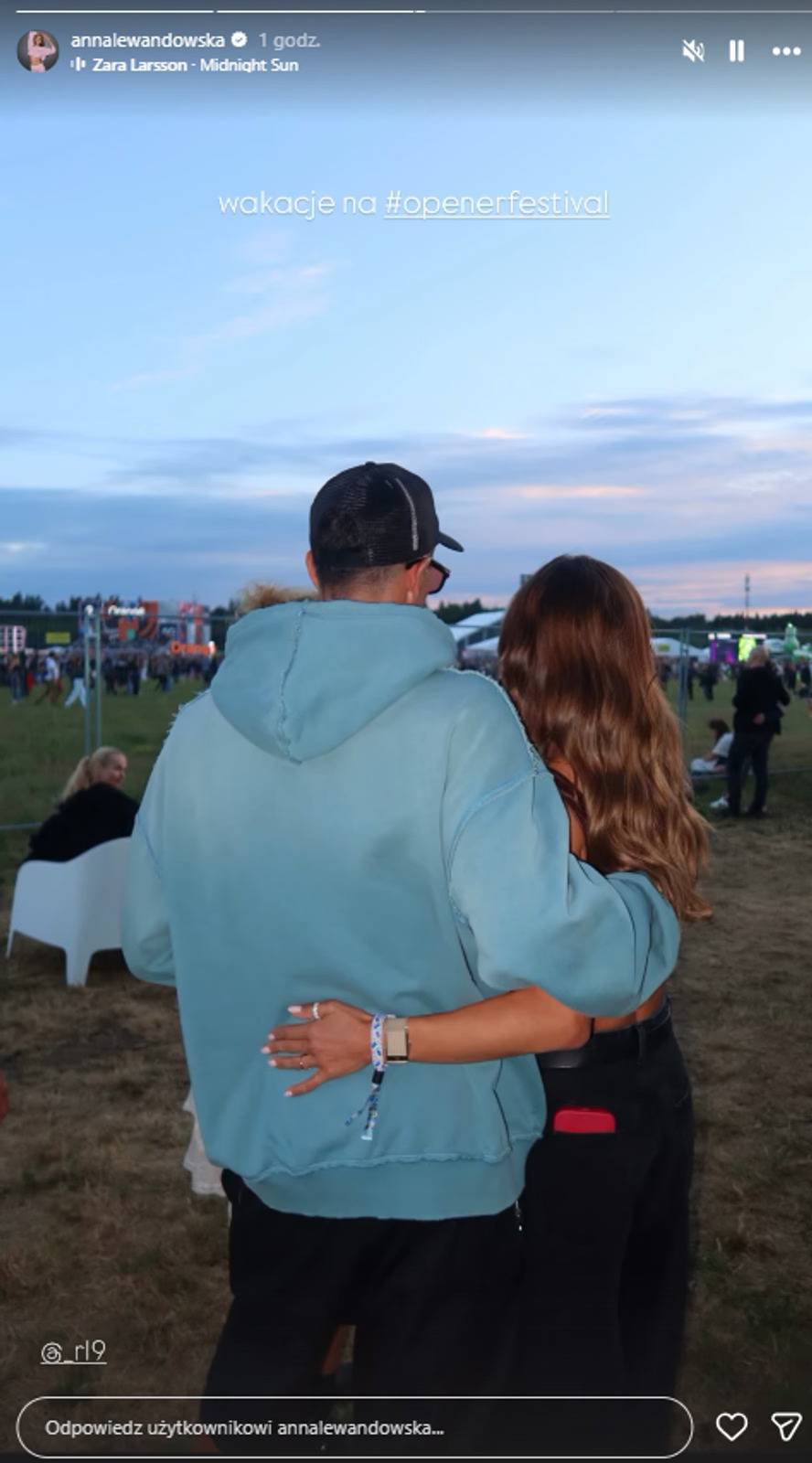 Robert Lewandowski i Anna Lewandowska, fot. Instagram