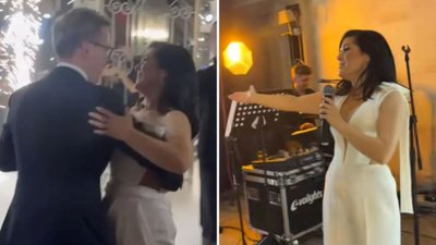 Kasia Cichopek zaskoczyła na weselu! Nagle chwyciła za mikrofon i zaczęła śpiewać. “Dalej nie dowierzam” (WIDEO)