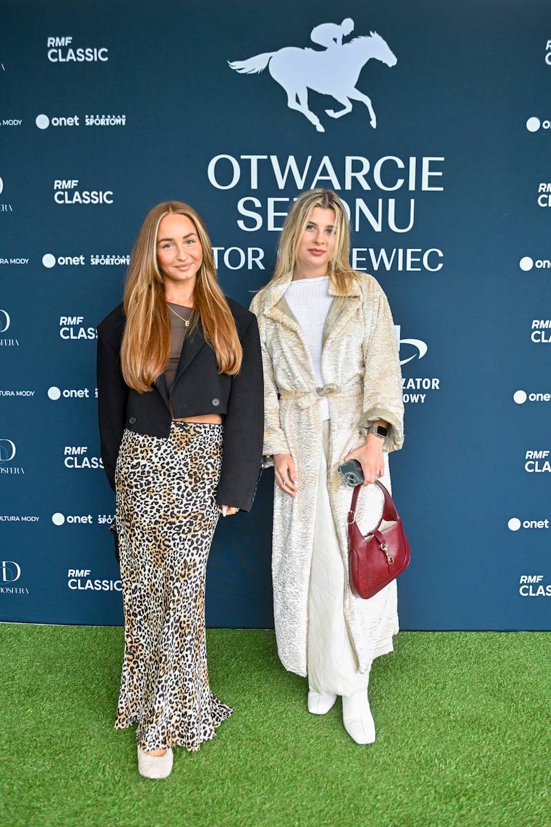 Otwarcie sezonu wyścigowego. Marek Siudym z synem Tadeuszem, Kamińska-Radomska z partnerem…