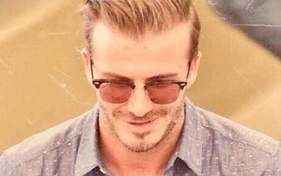 David Beckham ze swoimi chłopakami na finale Mundialu