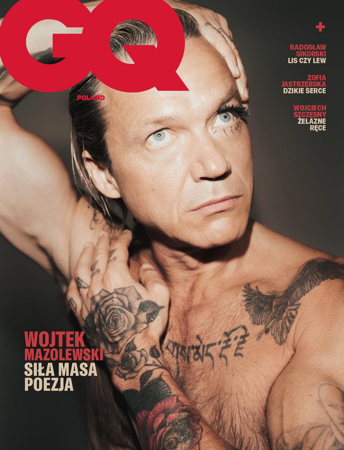 Wojciech Mazolewski - Pierwsza okładka GQ Polska