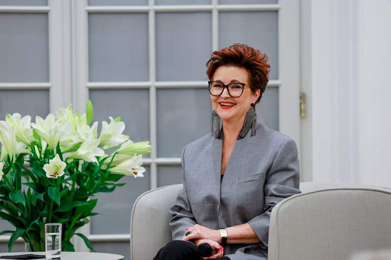 Autorskie spotkanie Jolanty Kwaśniewskiej przyciągnęło tłumy gwiazd: Ślotała, Ścibakówna, Racewicz