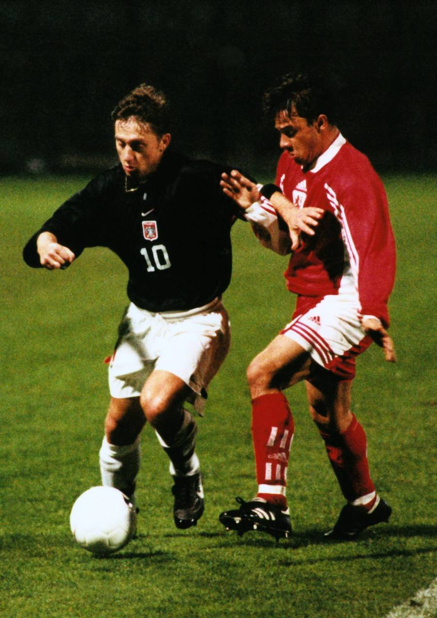 Jerzy Brzęczek na starych zdjęciach