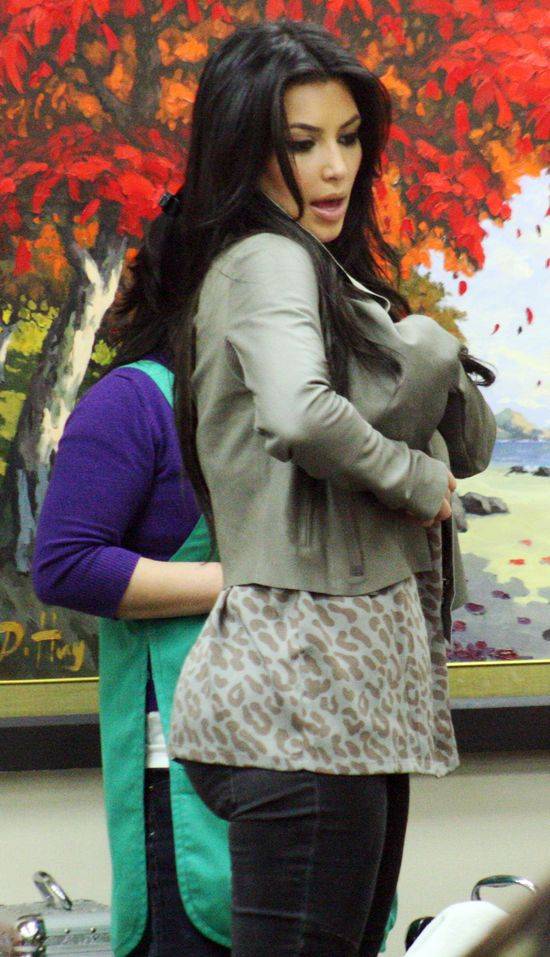 Jak rosła pupa Kim Kardashian?