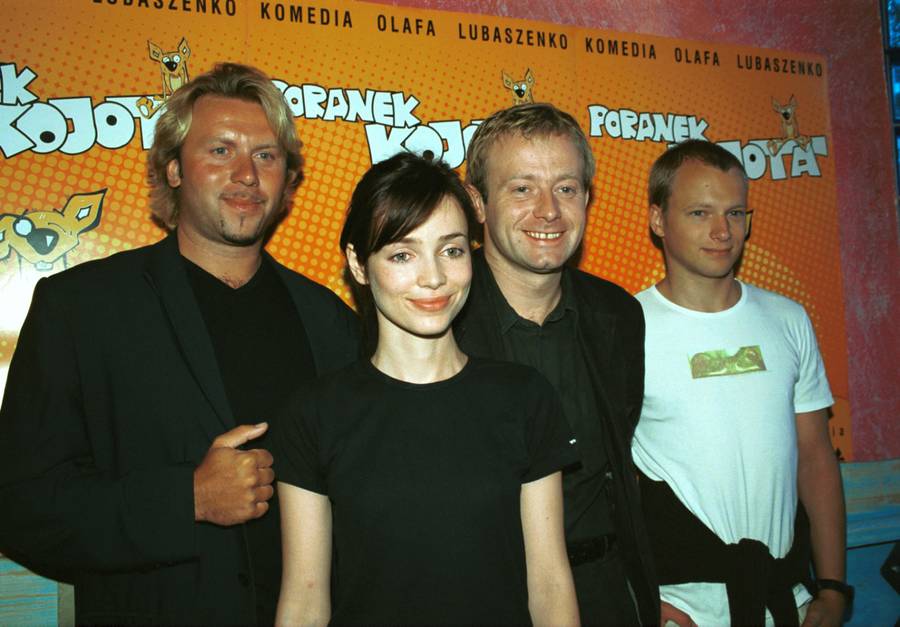 Karolina Rosińska, Michał Milowicz, Olaf Lubaszenko, Maciej Sturh, fot. AKPA