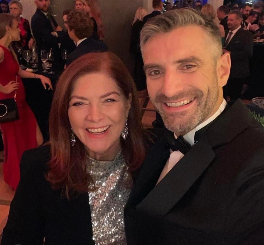 Katarzyna Dowbor z synem Maciejem