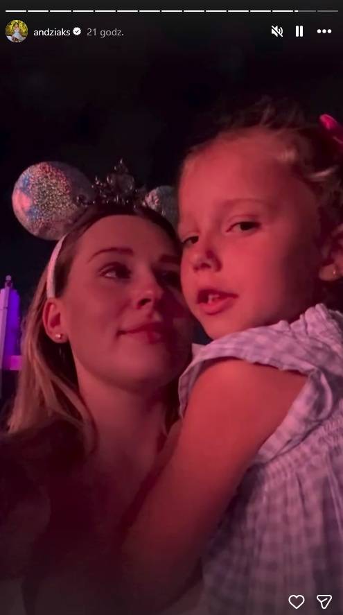 Andziaks i Luka w Disneylandzie, fot. Instagram
