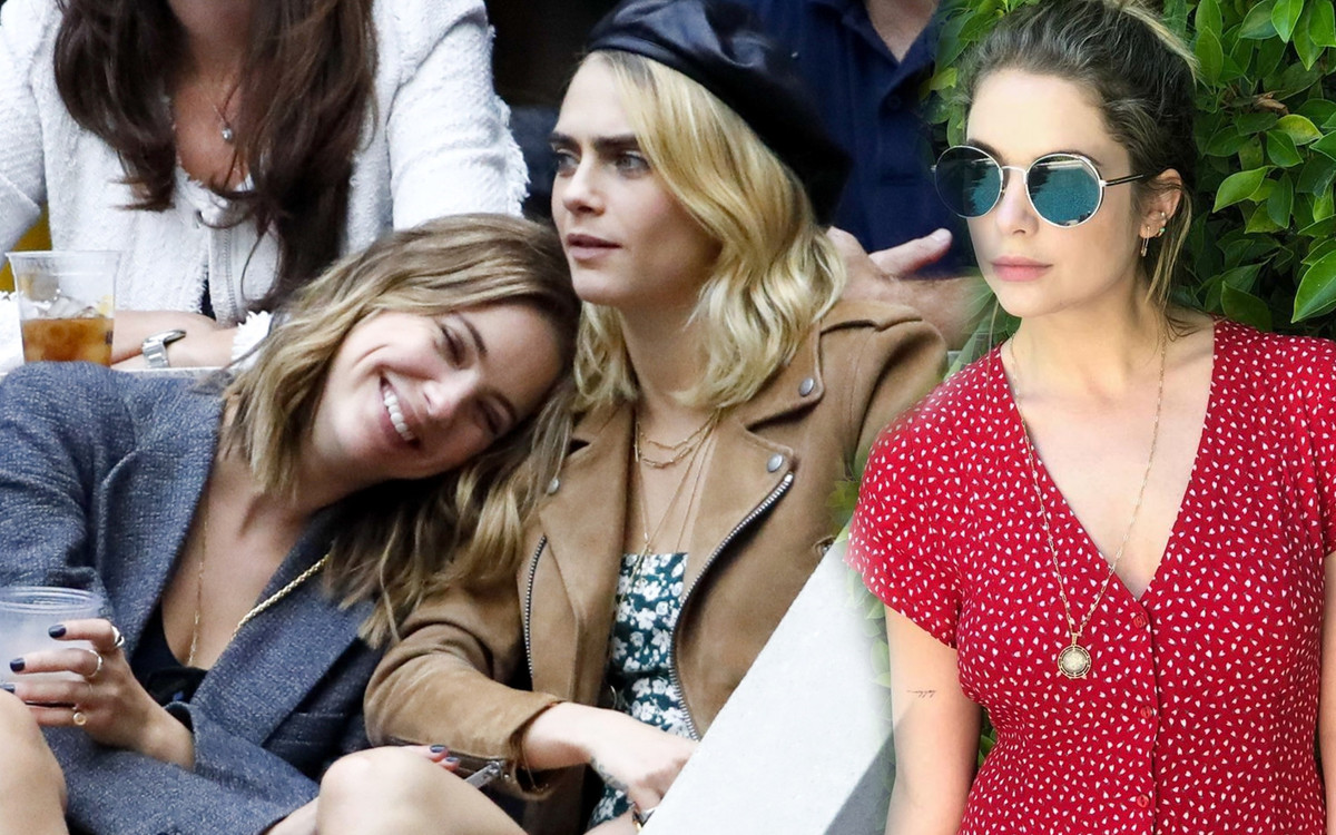Cara Delevingne publicznie całuje Ashley Benson, podczas oglądania Sereny Williams na US Open
