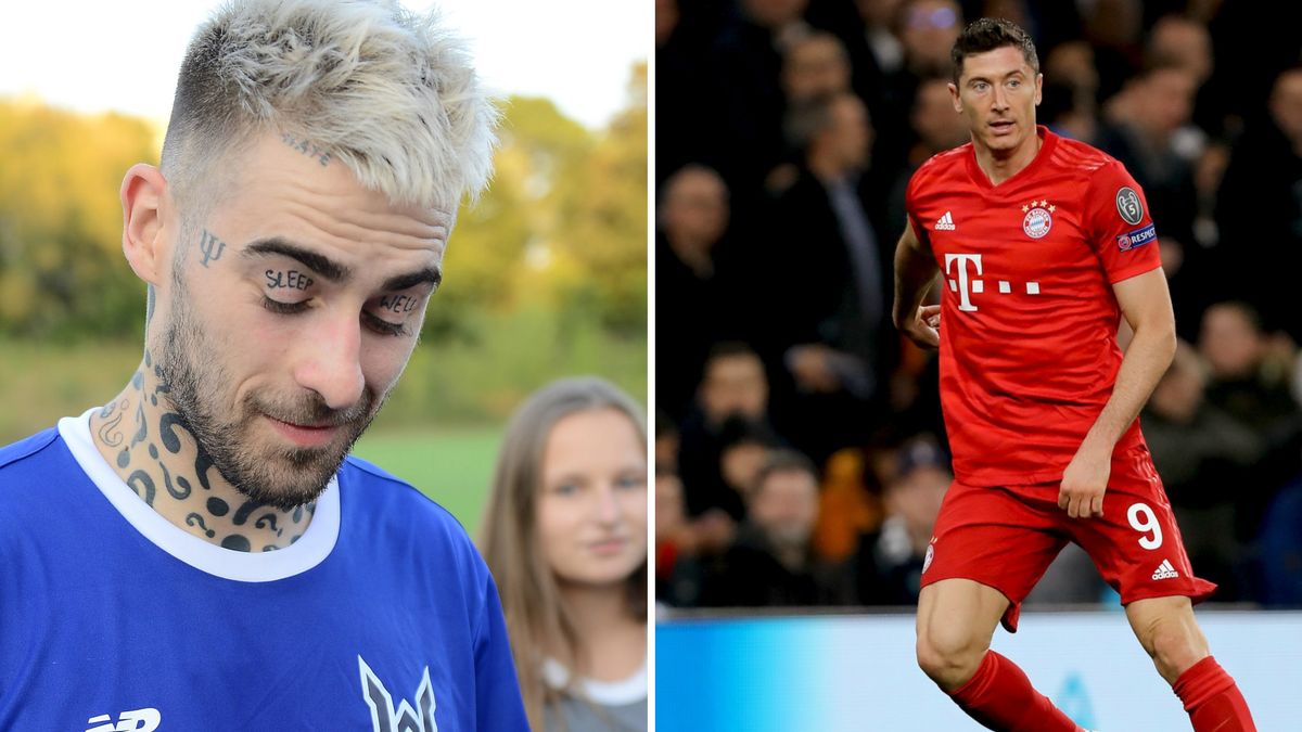 Quebonafide i Robert Lewandowskiac, fot. Forum