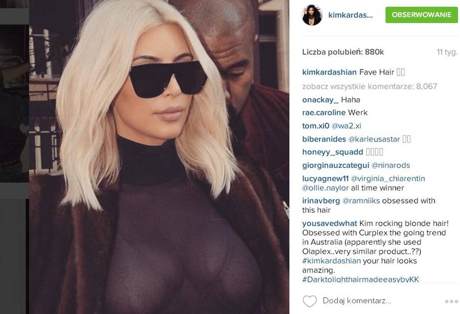 Kim Kardashian – ulubione fryzury celebrytki