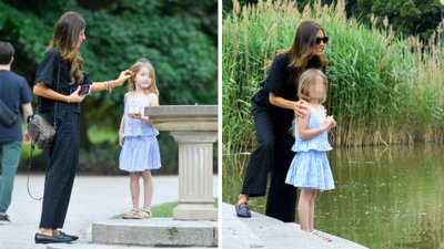 Weronika Rosati po imprezie medialnej udała się na spacer z córeczką. Elizabeth jest już taka duża!