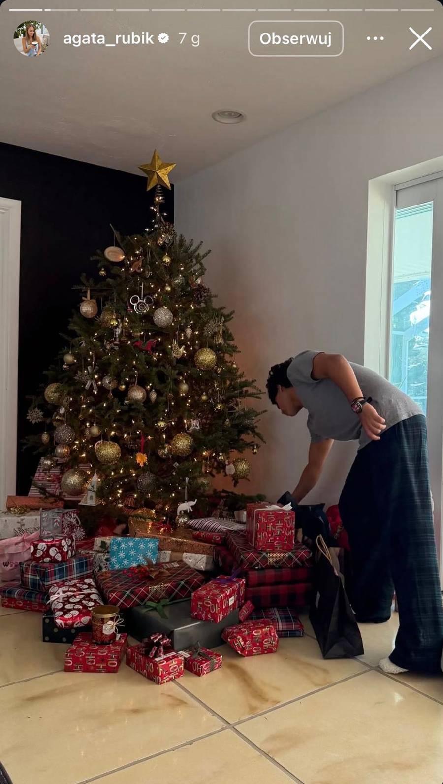 Święta u Rubików, fot. Instagram.