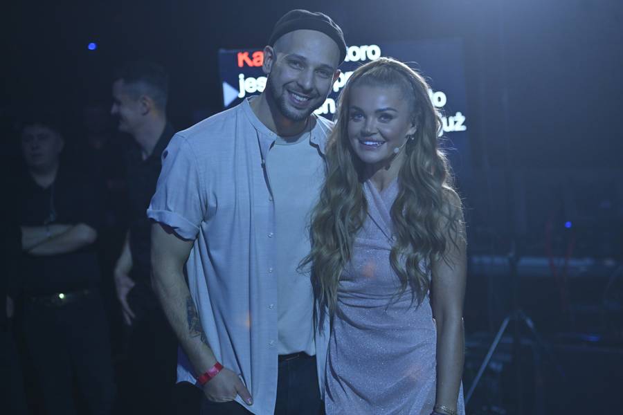 Maciej Pela, Edyta Folwarska, fot. AKPA.