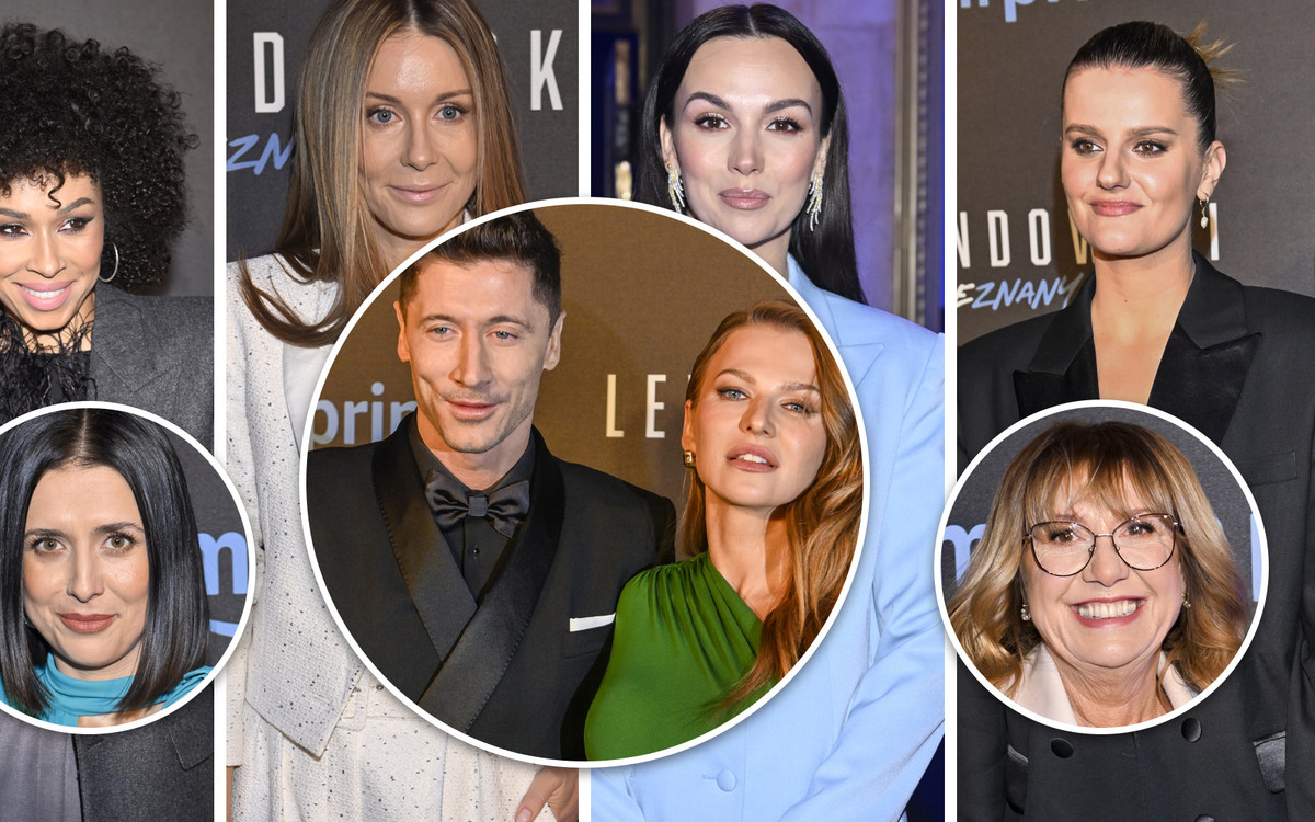 Premiera “Lewandowski nieznany”: Robert Lewandowski z żoną, mamą i siostrą, Zofia Zborowska, Małgorzata Rozenek