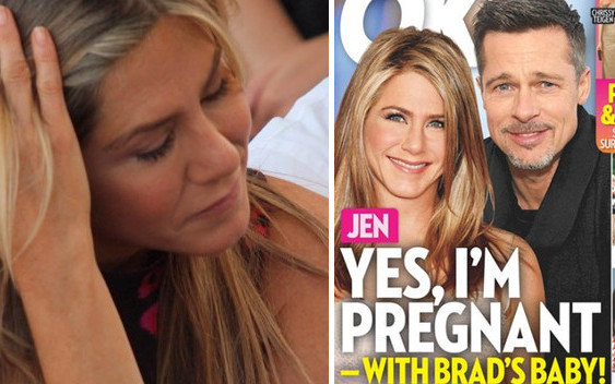 Jennifer Aniston: Tak, jestem w ciąży z Bradem!