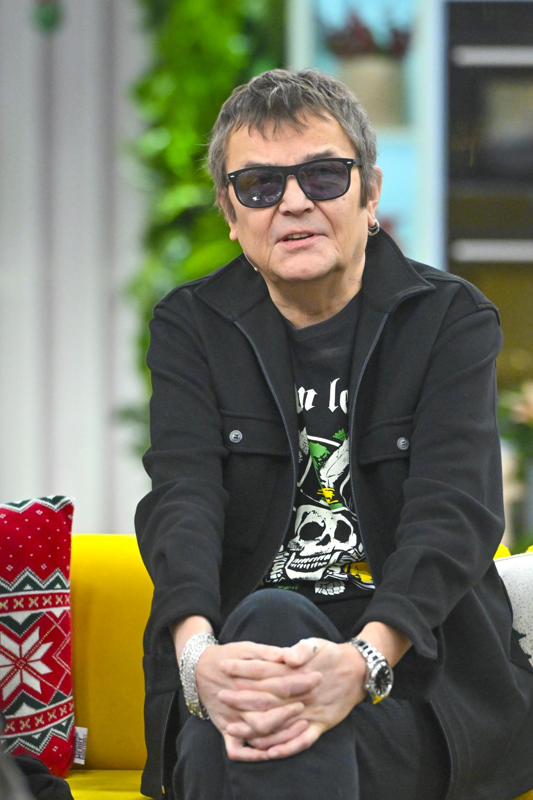 Robert Gawliński z rodziną w "Halo tu Polsat", fot. AKPA