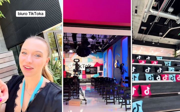 Polka pokazała biuro TikToka w Los Angeles! MARZENIE każdego pracownika?