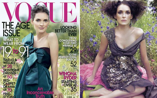Winona Ryder dla Vogue