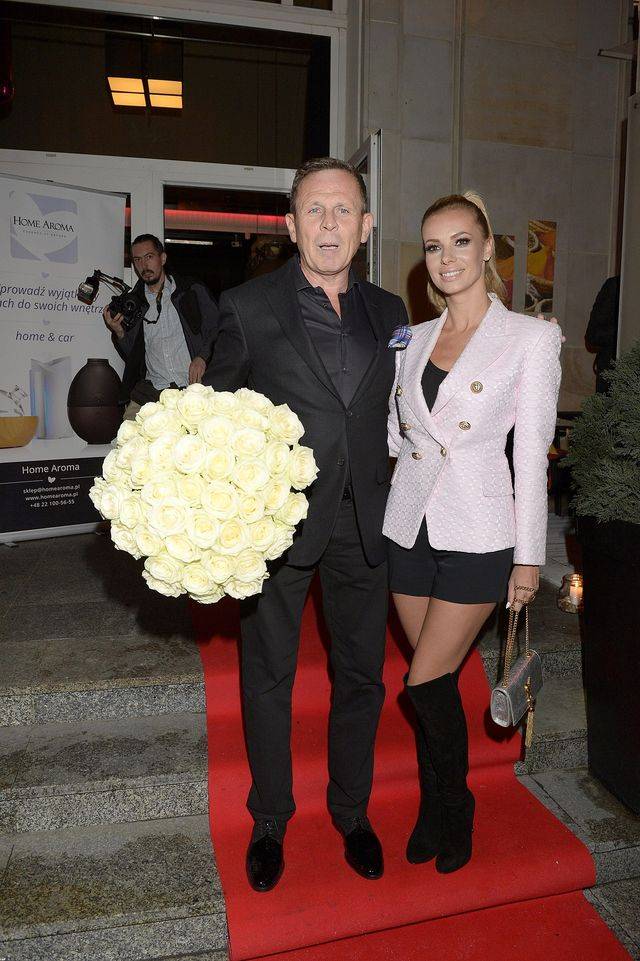 Izabela Janachowska z mężem