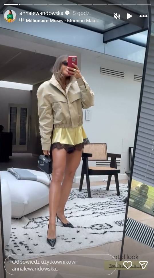 Stylizacja Ani Lewandowskiej na evencie