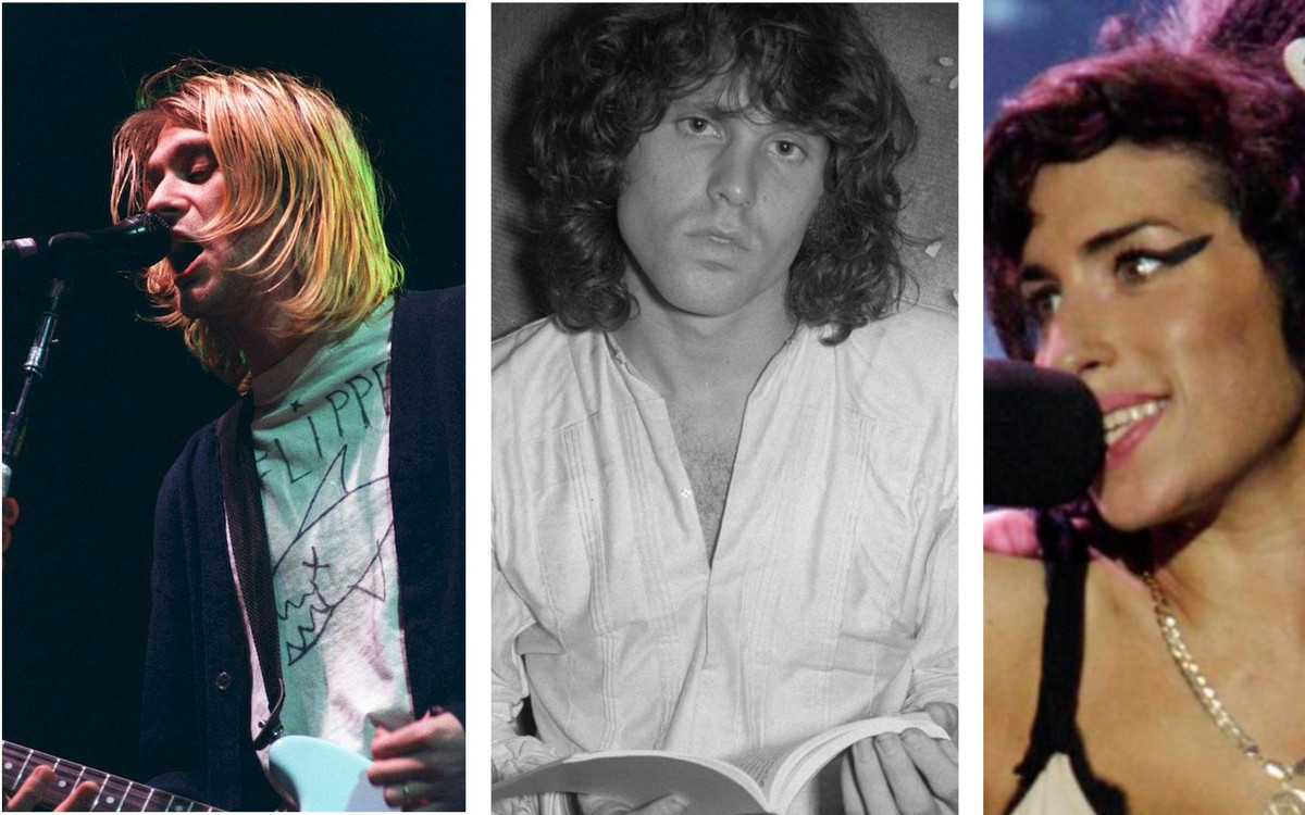 Te gwiazdy należą do “Klubu 27”. Cobain, Winehouse, Hendrix… Lista jest naprawdę długa! (ZDJĘCIA)