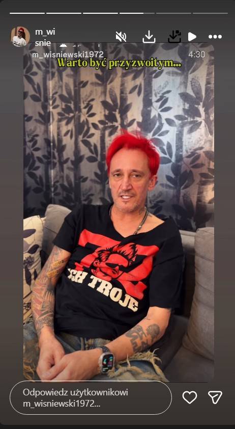 Michał Wiśniewski fot. instagram