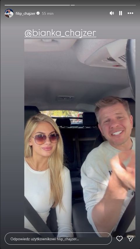 Bianka i Filip Chajzer, fot. Instagram