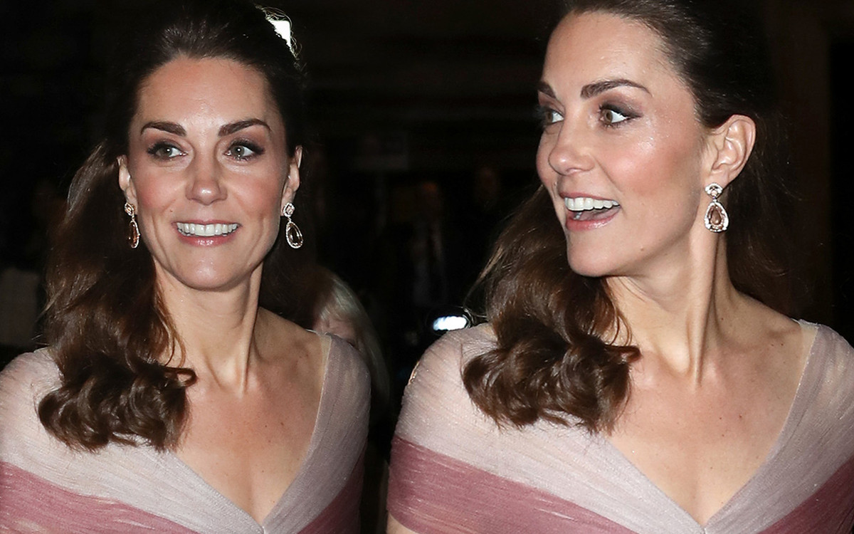 Księżna Kate BŁYSZCZAŁA na gali w kreacji od Gucci (ZDJĘCIA)