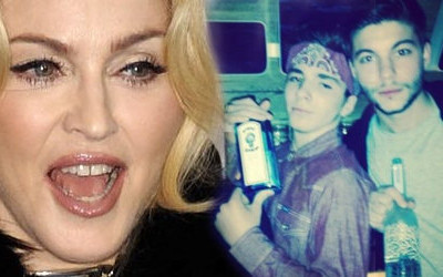 Madonna pije z 13-letnim synem! (FOTO)