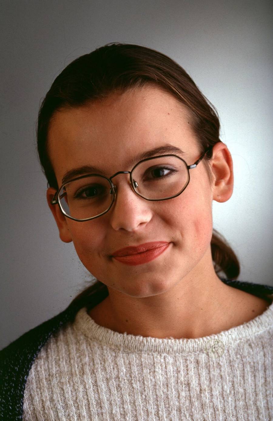 Anna Mucha jako nastolatka