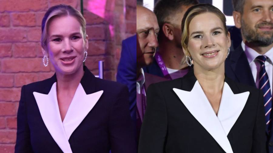 Gala Orlen Ekstraliga Kobiet. Marta Nawrocka powaliła nas na łopatki. Wybrała przepiękny garnitur, fot. AKPA.