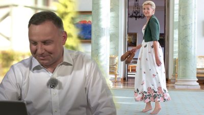 Andrzej Duda zdradza, jak żyje z Agatą Dudą w Pałacu Prezydenckim: “Żona robi zakupy w sklepie”