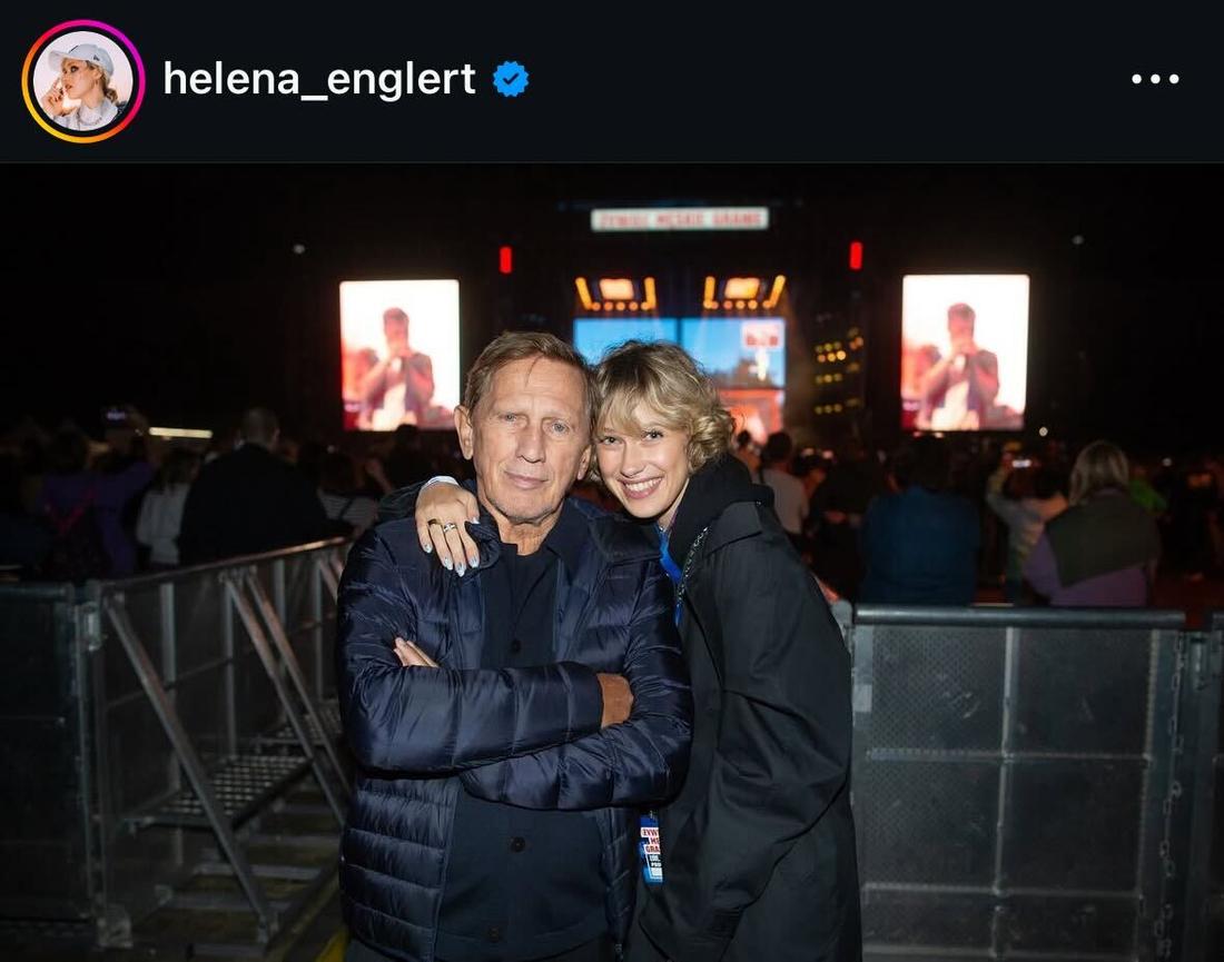 Jan Englert, Helena Englert, fot. Instagram. 