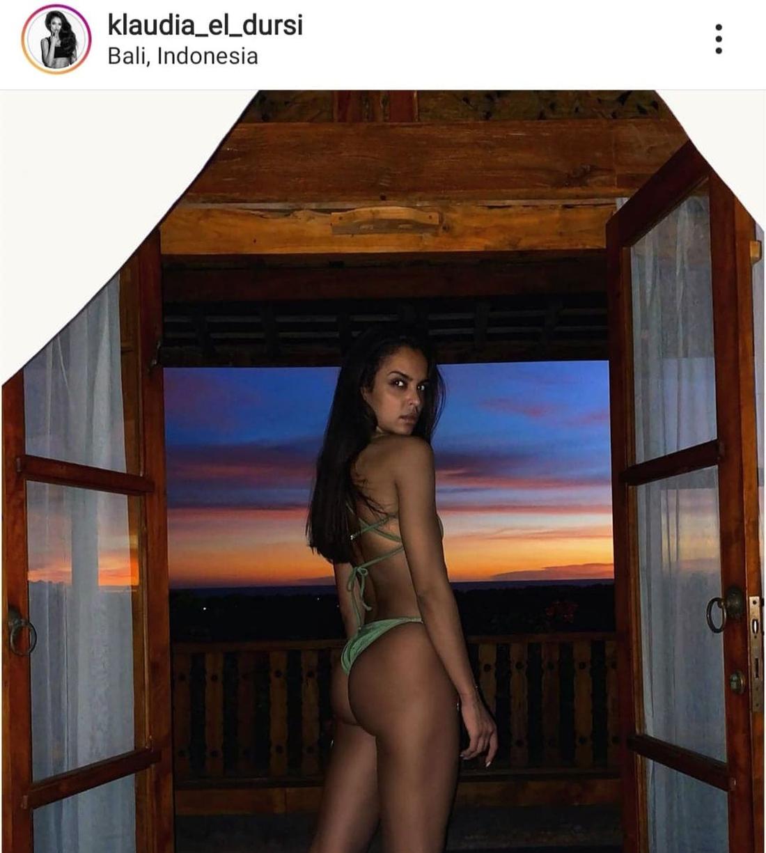 Klaudia El Dursi na Bali