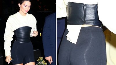 Kendall jak typowa Kardashianka – legginsy i gorset (ZDJĘCIA)