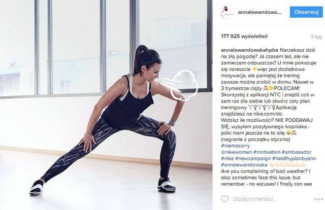 Film z Anną Lewandowską w ciąży wprawi Cię w OSŁUPIENIE