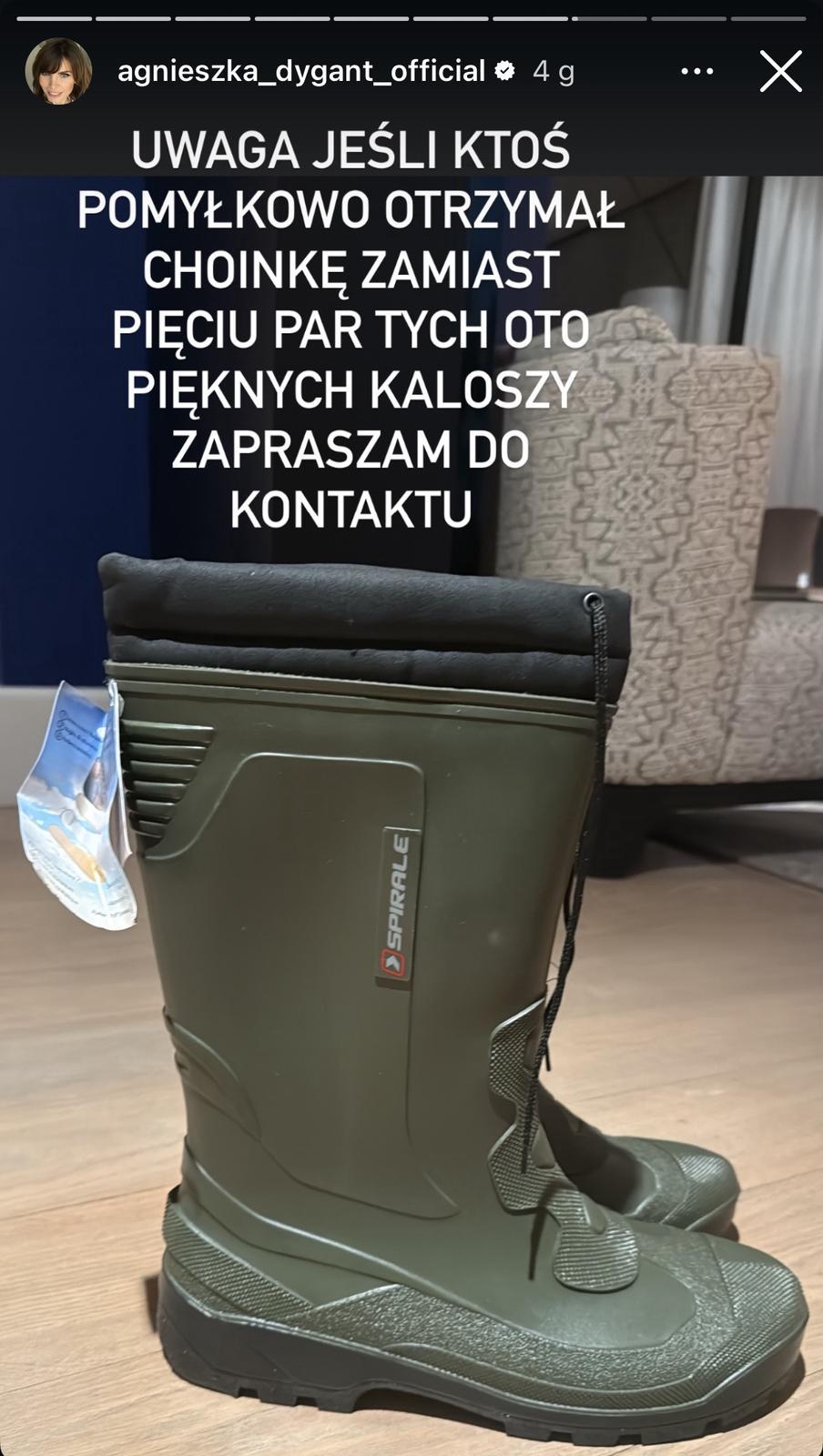 Agnieszka Dygant, fot. Instagram.