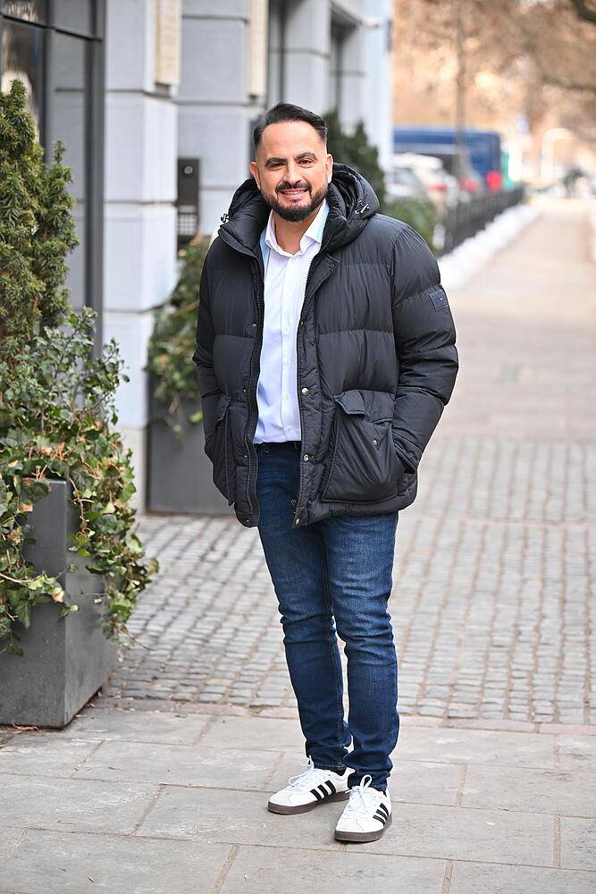 Agustin Egurrola po nagraniach "DDTVN", fot. KAPiF