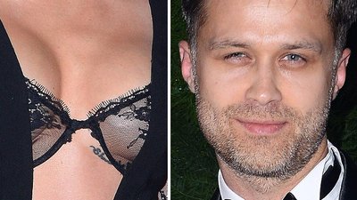 Partnerka Macieja Zakościelnego w odważnej kreacji na balu (ZDJĘCIA)