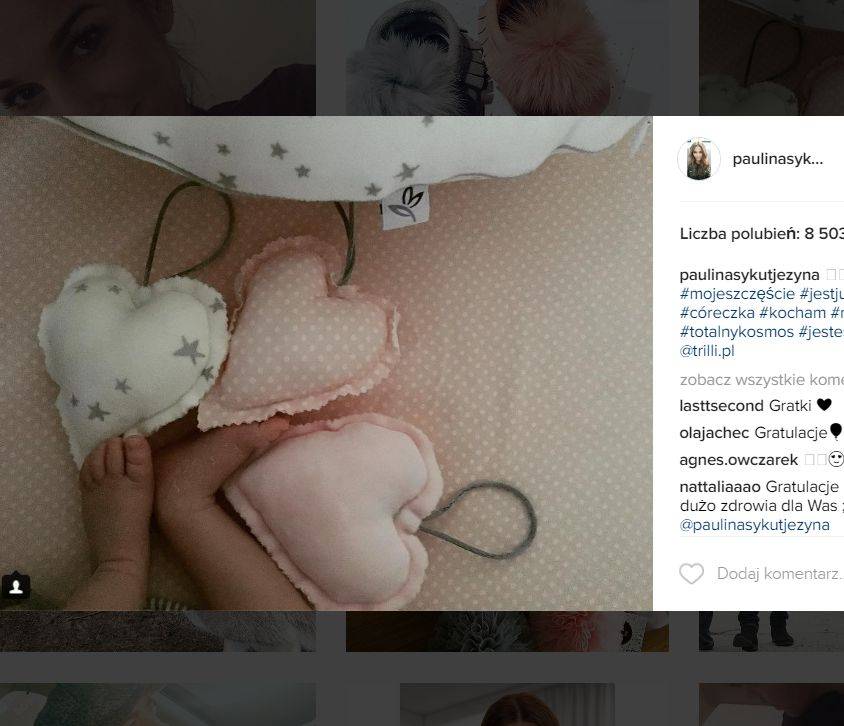 Paulina Sykut pokazuje pokój, ubranka i… CÓRECZKĘ! (Insta)