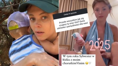 Opozda musiała zrezygnować z sylwestra przez chorobę synka. Teraz zdradza, jak się czuje Vini