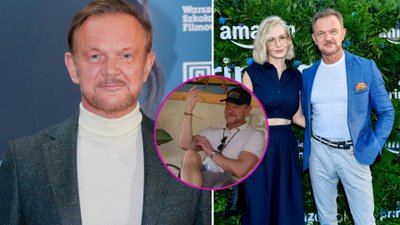 Cezary Pazura świętuje 62. urodziny! Otrzymał urocze życzenia od ukochanej żony!