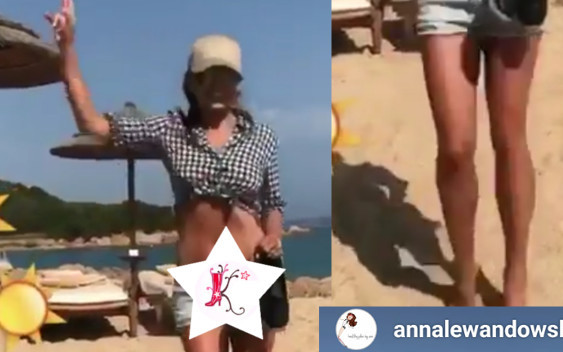 Tadam! Anna Lewandowska już z zupełnie płaskim brzuchem