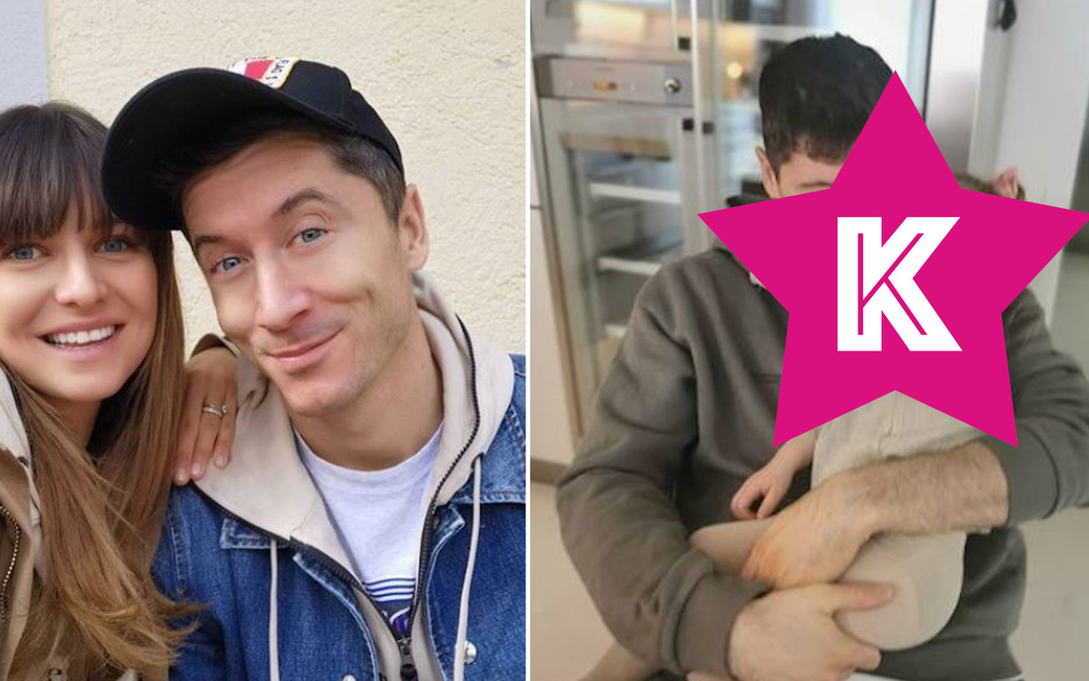 Urocza sesja zdjęciowa Roberta Lewandowskiego z Klarą. Widać jej buzię!