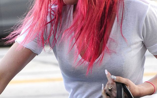 Kolorowe włosy Rumer Willis