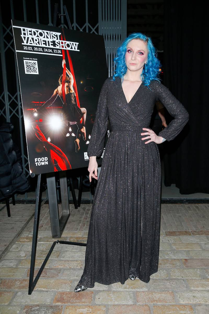 Gwiazdy na widowisku “Hedonist – Variété Show”. Magda Welc zaskoczyła swoją obecnością